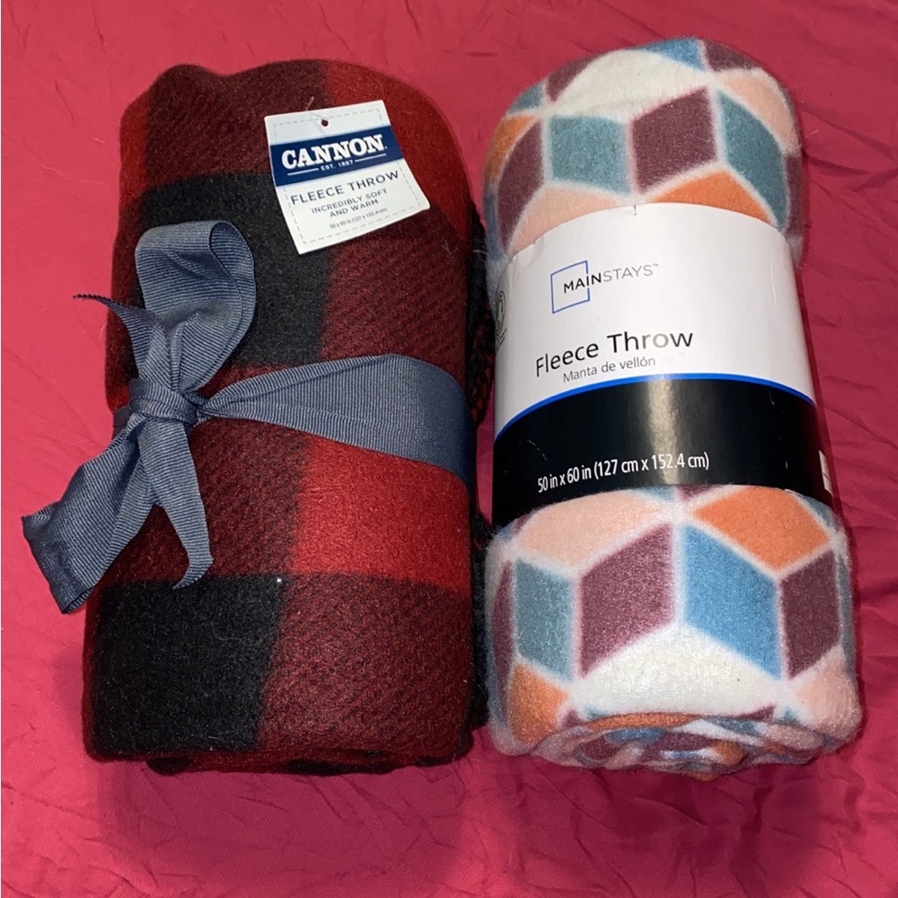Mainstays & Cannon Fleece Throws